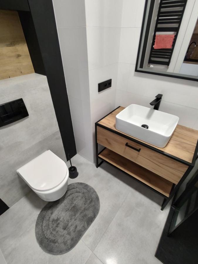 Uroczy Apartament Z Miejscem Na Auto W Garazu Apartman Varsó Kültér fotó